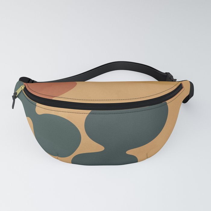 Nordic Earth Tones - Abstract Shapes 6 Fanny Pack