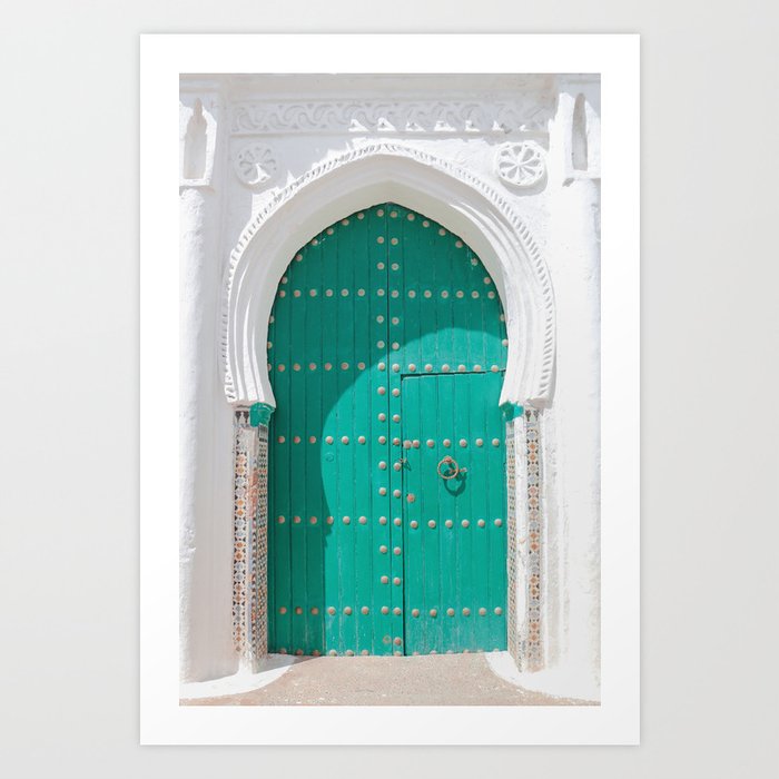 Doors of Morocco  Art Print