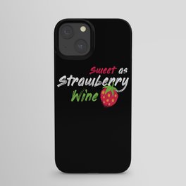 Strawberry Wine Strawberry Fruit Fruit iPhone Case