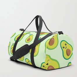 Cute Avocado Pattern Duffle Bag