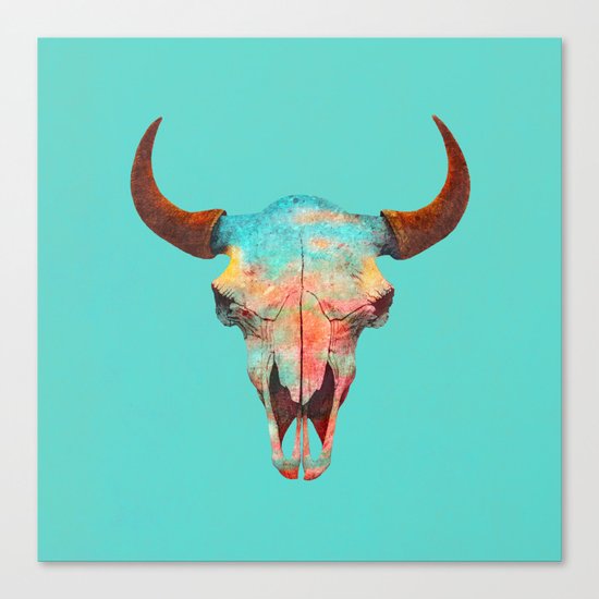 Turquoise Sky Canvas Print