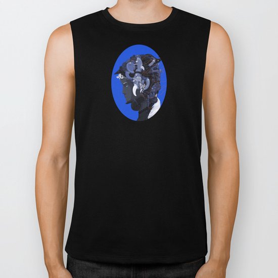 Lost in Thought Biker Tank