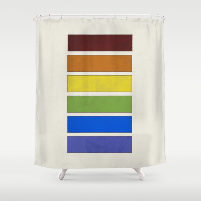 Mark Maycock's Normal standards from 1895 (vintage remake, no text) Shower Curtain