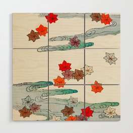 Autumn and Water Wood Wall Art