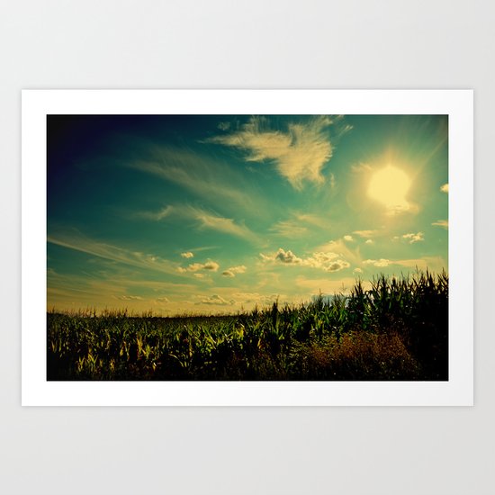 At the Edge Art Print