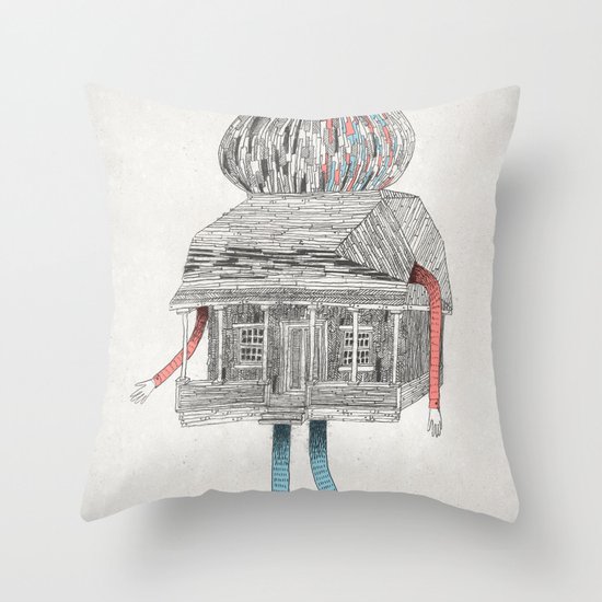 Gustaf. Throw Pillow