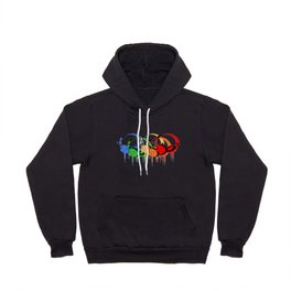 Colorful Headphones Hoody | Music, Musicstyle, Rave, Techno, Sound, Earphones, Volume, Musician, Graphicdesign, Bass 