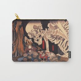 Takiyasha The Witch And The Skeleton Spectre By Utagawa Kuniyoshi Carry-All Pouch | Takiyasha, Skeleton, Kuniyo, Vintage, Art, Watercolor, Painting, Utagawa, Witch, Spectre 