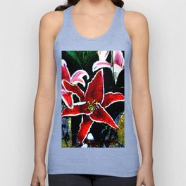 Tiger Lily jGibney The MUSEUM Society6 Gifts Unisex Tank Top