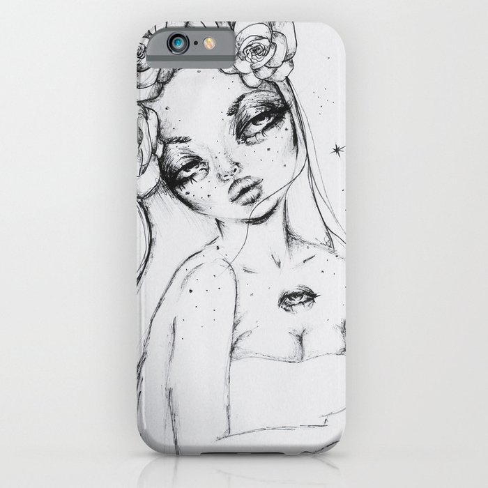 The Floral Deity iPhone Case