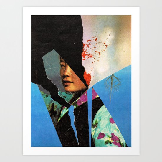 the schiphol girl... Art Print