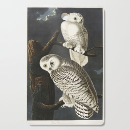 Snowy Owl from Birds of America (1827) by John James Audubon Cutting Board