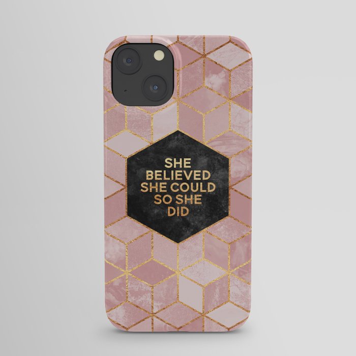 She believed she could so she did iPhone Case