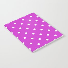 Steel Pink - polka 6 Notebook
