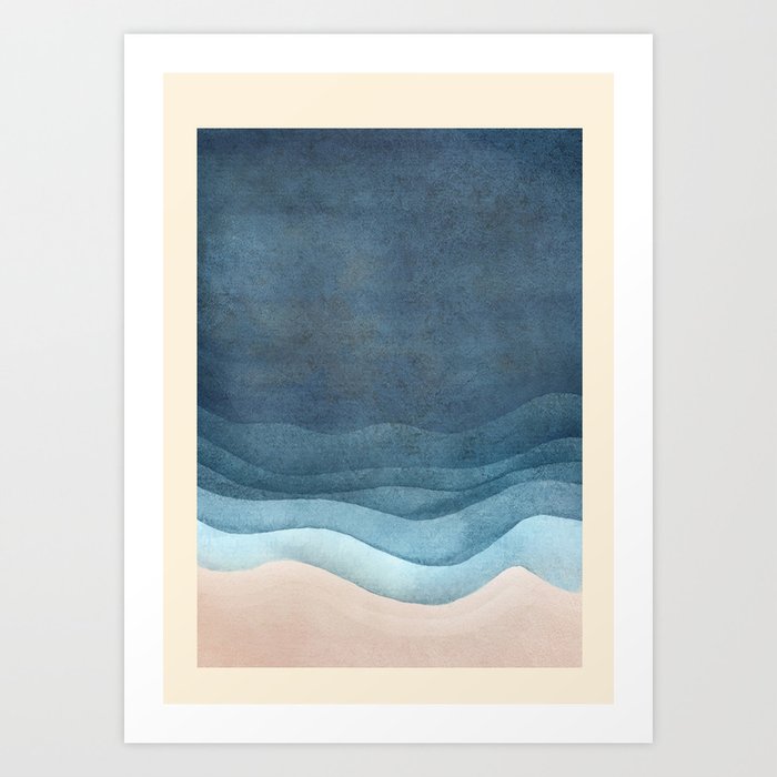Ocean Waving Art Print