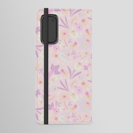 Dancing Daffodils Color 2 Lilac Android Wallet Case