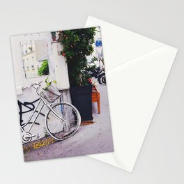 Charming corner in Montmartre, Paris  Stationery Card