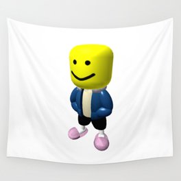Oof Wall Tapestries Society6 - roblox noob crying