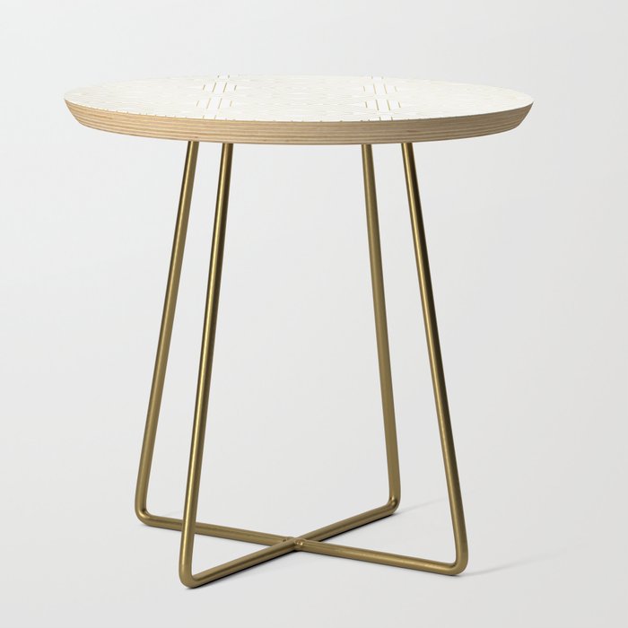 Angled White Gold Side Table By Caitlinworkman Angled White Gold Side Table By Caitlinworkman