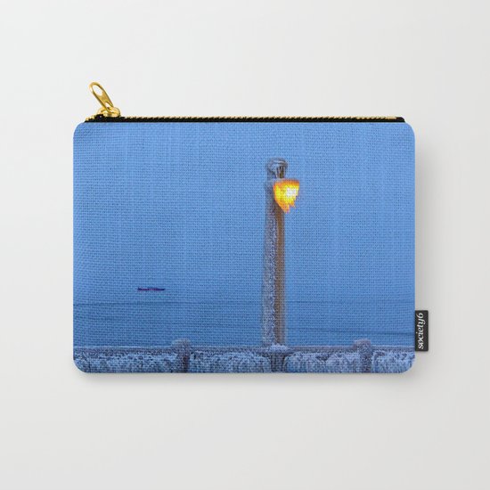 Frosted Light and Ship Carry-All Pouch