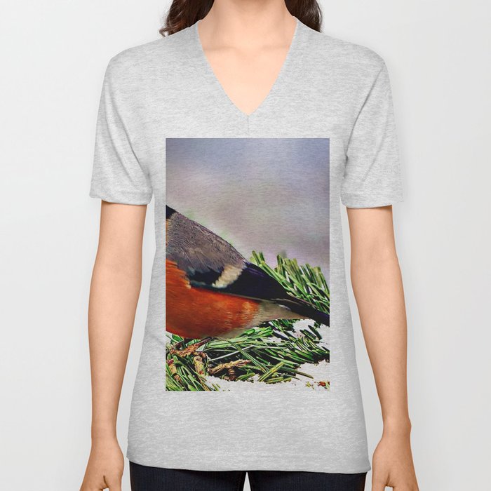 Bullfinch V Neck T Shirt