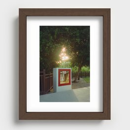 In Case of Fire Recessed Framed Print