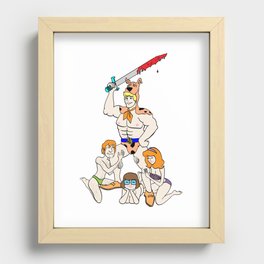 Fred the Barbarian Recessed Framed Print