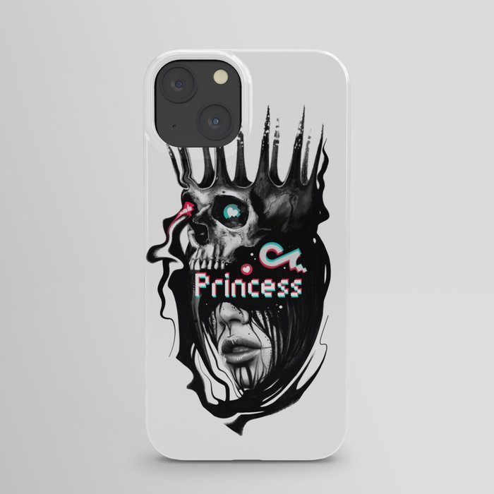 Princess,TiKTok, Queen, Skull, Like, Girl, iPhone Case