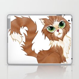 Fluffy Orange Kitty Laptop & iPad Skin