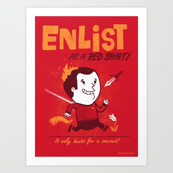 Enlist! Art Print