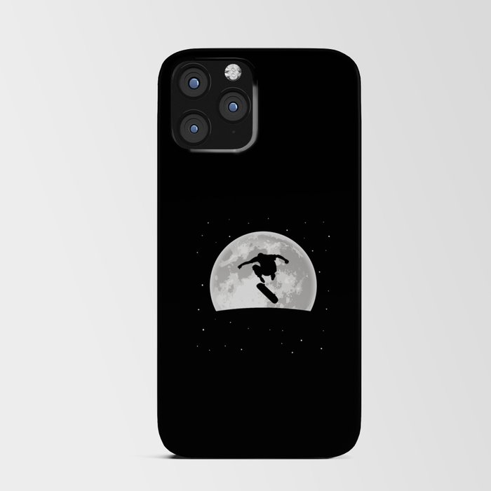 Skateboard Skater Moon iPhone Card Case