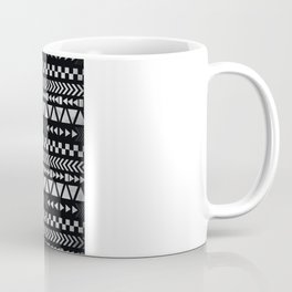 Tribal Print in Black and White Coffee Mug