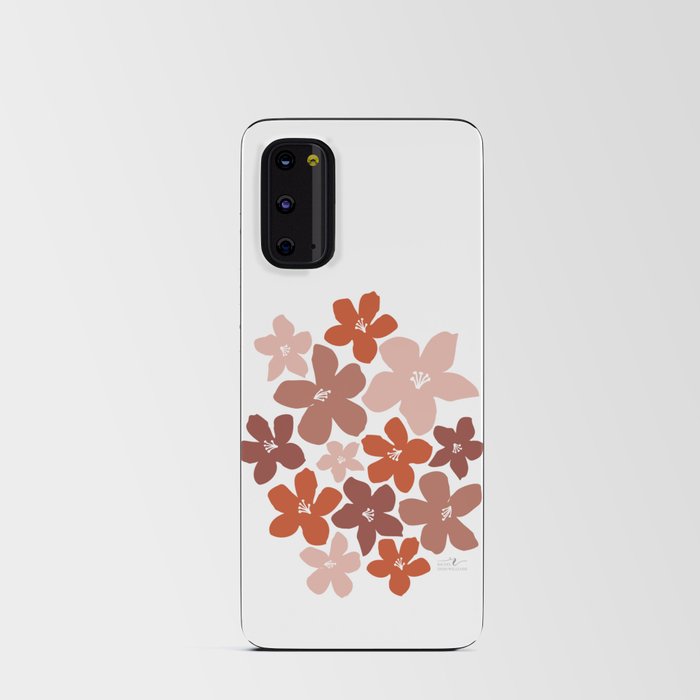 Wildflowers - Browns Android Card Case