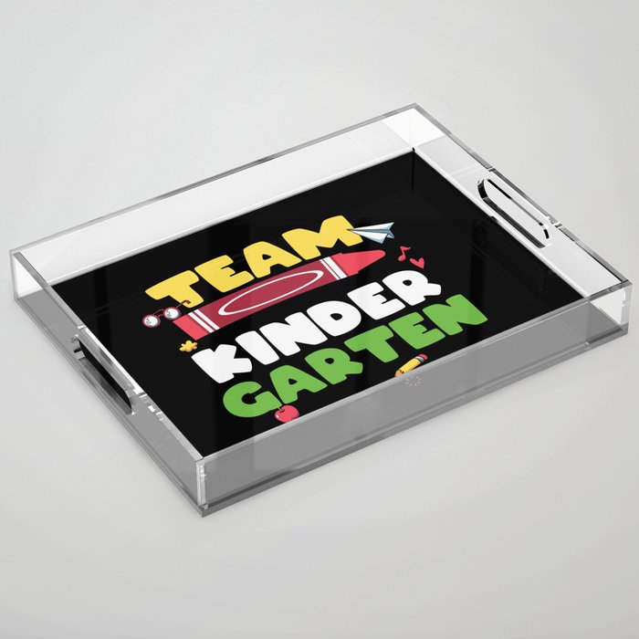 Team Kindergarten Acrylic Tray