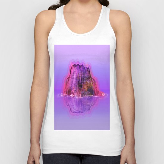 When the Island breathes Unisex Tank Top
