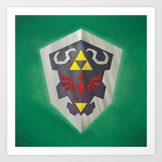 Hylian Shield Art Print
