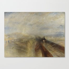 Rain, Steam and Speed - J.M.W. Turner 1844 Canvas Print
