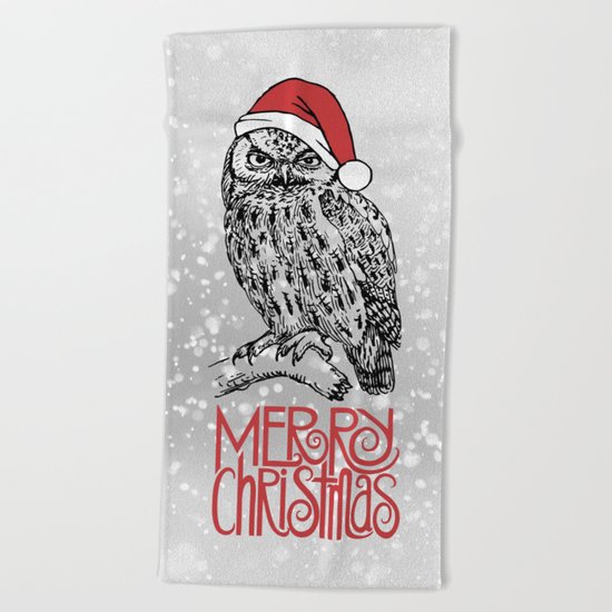 Merry Christmas II Beach Towel
