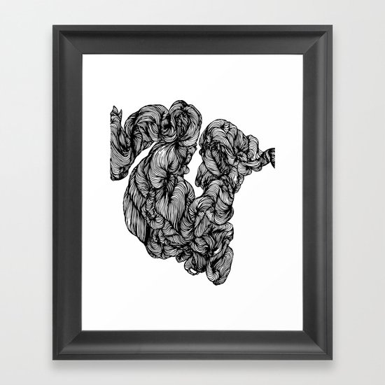 Drawing Weird Stuff Framed Art Print