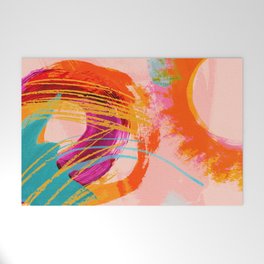 brush strokes abstract 4 Welcome Mat