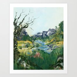 Imagined Landscape 1 Art Print