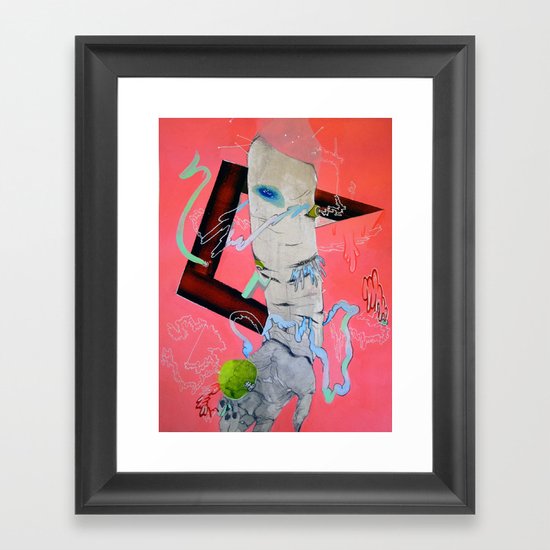 either ether effect Framed Art Print