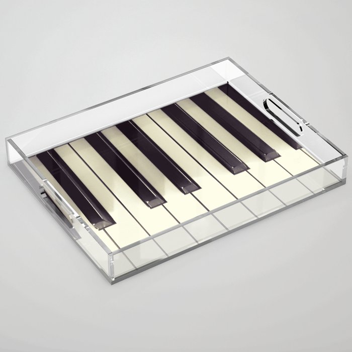 Piano Keys Acrylic Tray