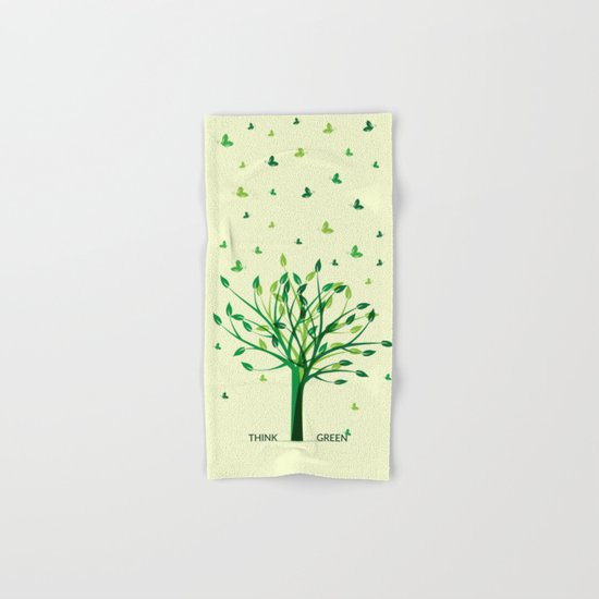 Think green! Hand & Bath Towel