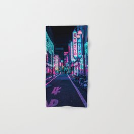 A Neon Wonderland called Tokyo Hand & Bath Towel