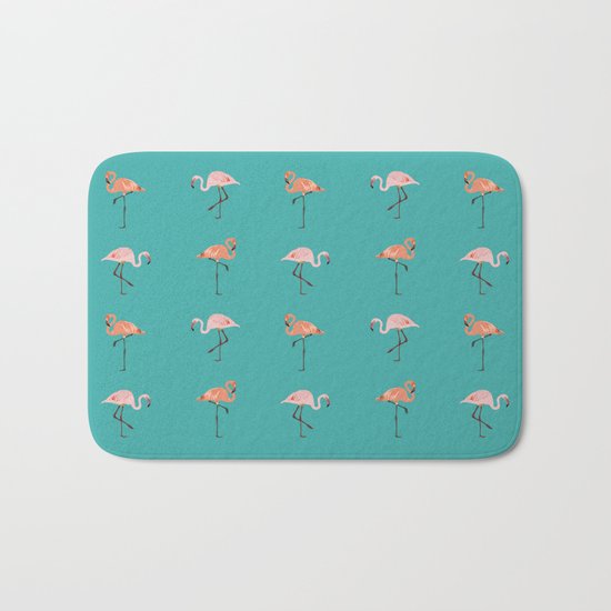 Flamingo Party Bath Mat