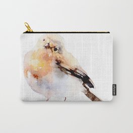 Watercolor Bird Painting Carry-All Pouch