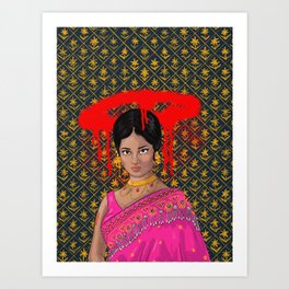 Graffiti Rani Art Print