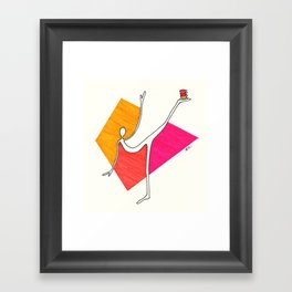 Balance Framed Art Print