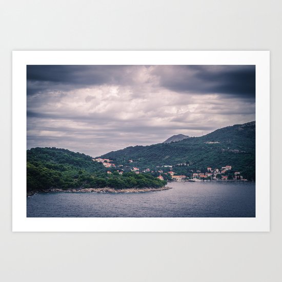 Dubrovnik Landscape Art Print